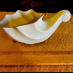 Rare Lenox decorative piece trimmed in gold